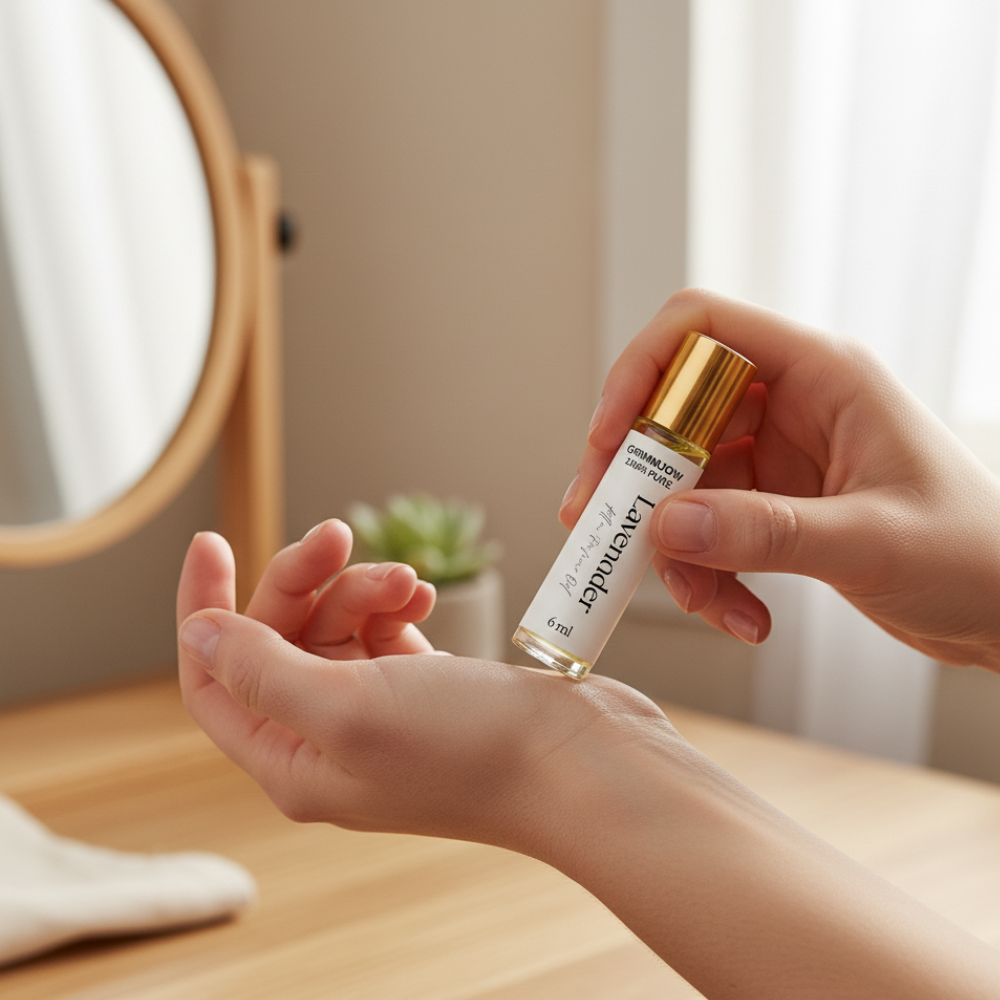 Grimmjow PURE LAVENDER Attar Oil - Pure Lavender Attar Oil (6ml Roll-On) - Image 4